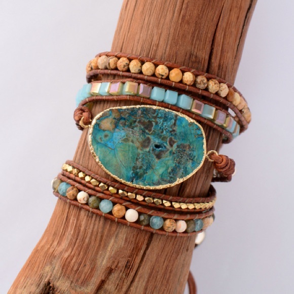 Natural Stones Handmade Bracelet - Stunning - great Quality - Positive v… - Picture 3 of 3